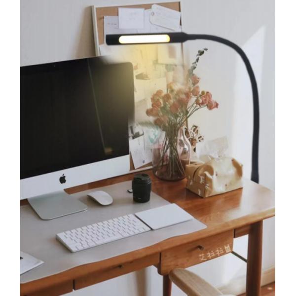 LED Light Source SMD2835 Round Shade Shape Eye Protect Desk Reading Lamp with Clamp