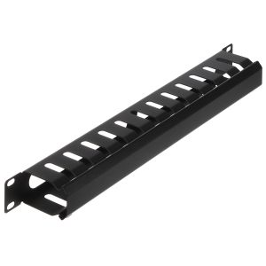 Horizontal 1U 19" Rack Mount Cable Manager