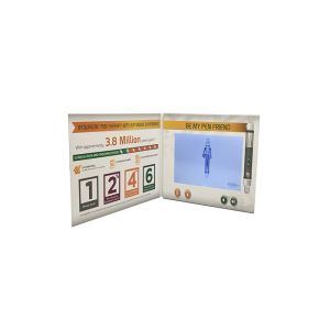Portable LCD Screen Greeting Card Light Switch Digital Video Greeting Card