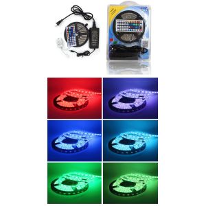 Color Changing RGB LED Strip Light Full Set 5M 5050SMD Come With Remote Control