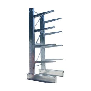 Single / Double Side Outdoor Cantilever Storage Racks Heavy Duty Galvanized