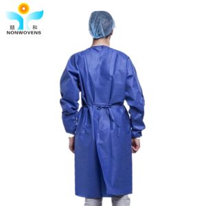 120*140cm Disposable Sterile SMMS Surgical Gown Polyester WaterProof Surgical