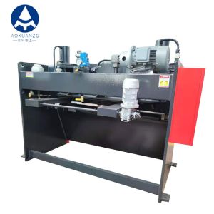 1600mm Hydraulic Guillotine Shearing Machine CNC Controller Foot Switch Control