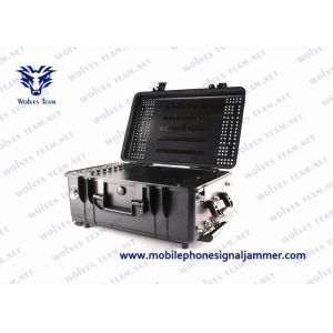 Military Vehicle Bomb Jammer VHF UHF Cell Phone Signal Jammer With DDS Convoy
