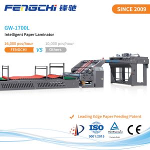 GW-1700L Automatic Flute Laminator with Leading Edge Patent