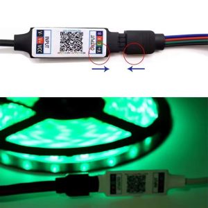 Mini Bluetooth Led Controller Music And Voice Controlled For Rgb Light Strips