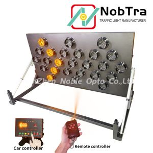 LED Arrow Boards Remotely with Solar/Battery Power Source and Various Sizes