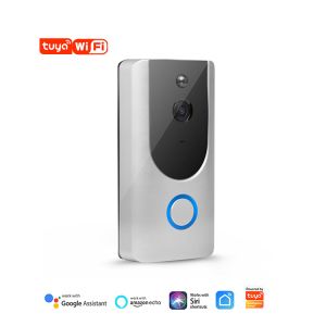 2.8mm Lens Smart Video Doorbell Camera Wifi With Motion Detector PIR