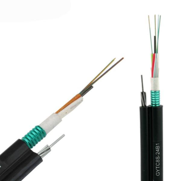 Aerial Figure 8 Fiber Optic Cable GYTC8S 1km Length 72 / 96 Core