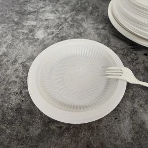 Greaseproof Microwavable Biodegradable Food Container Disposable Bagasse Plate