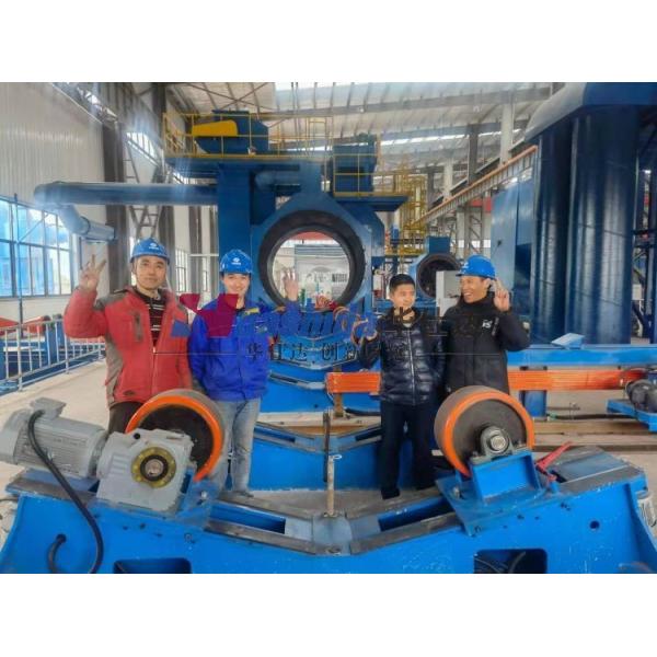 Quality 3lpe Coating And FBE Internal Coating Machinery For Steel Spiral Pipes Easy To Install for sale