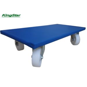 Anti Slip Coated 4 Wheel Moving Dolly Trolley For Transport Roller With 500 Kg