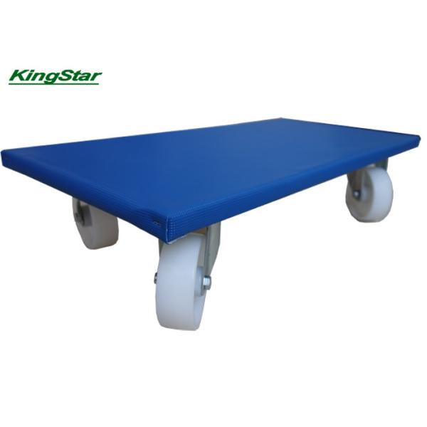 Anti Slip Coated 4 Wheel Moving Dolly Trolley For Transport Roller With 500 Kg