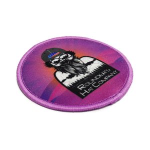 Durable Dye Sublimation Patches Washable Custom Logo Garment Patches