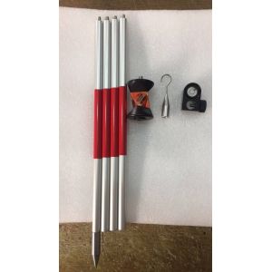 Leica type 360 degree Mini Prism with pole and soft bag