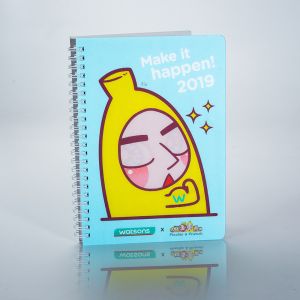 hot sales custom design A4 A5 3d lenticular spiral exercise journal notebook