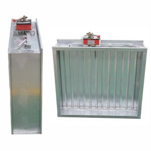 Fire Dampers System For Rectangular Duct Smoke Exhaust / Ventilation