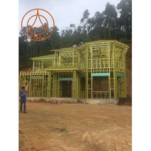 High Quality Light Steel Structure Prefab House Latest Light Steel Villa Roll