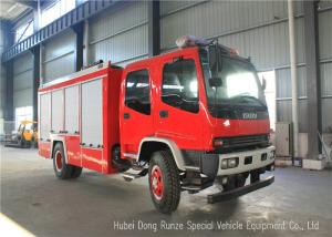 ISUZU FVR EURO5 Water Foam Fire Fighting Vehicles For Fireman Department