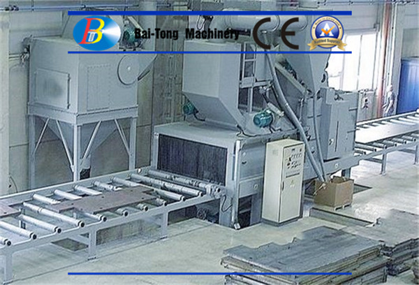 Automatic Wheel Blasting Machine 3 Pass Through Modes For Steel Structure Surface