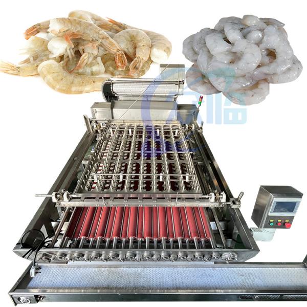 Quality 380V Roller Shrimp Peeling Machine Practical Fully Automatic Sheller for sale