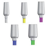 click to enlarge Camlog® Titanium Ti-Base Abutment Compatible 3.3mm/ 3.8mm/ 4.3mm/ 5.0mm