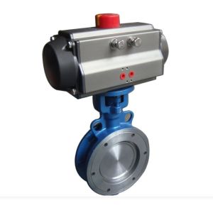 Customize Ductile Iron Pneumatic Actuator Butterfly Valve with Complete