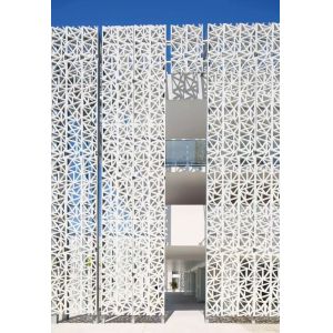 China 1600x6000mm Aluminum Perforated Panel For Metro Station Acid Resistant on sale