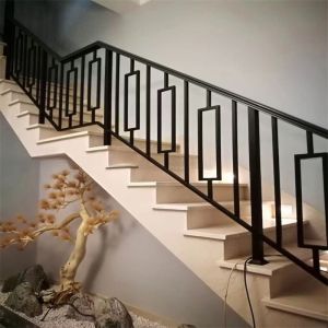 Steel Stair Picket Railing For Villa Balcony Usage Decoration Interior