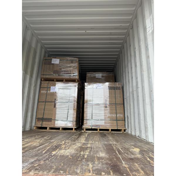 High Gloss White Glazed Porcelain Floor Tile 600x1200 Mm Easy Maintenance