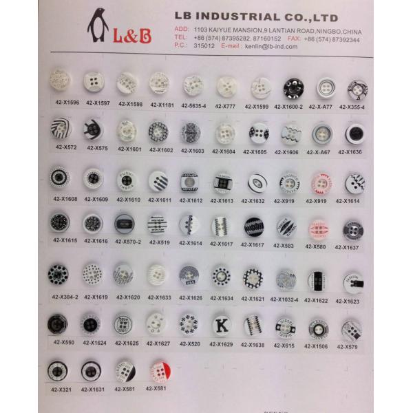 Wholesale 2/4 holes Polyester Plastic Button Transparent Resin Buttons For Shirts