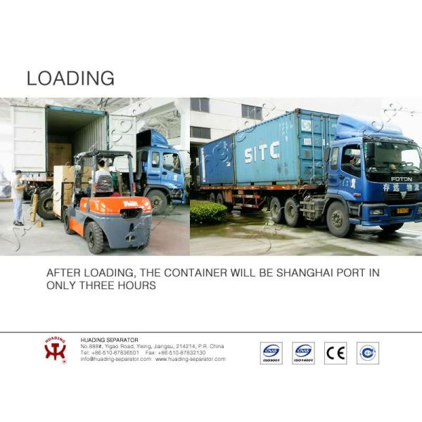 Innovative Disc Separator with Siemens PLC Control for Beer Processing 100L~10000L Capacity and 5 Year Warranty