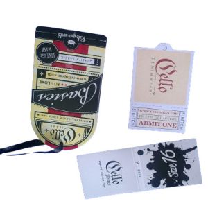 Colorful Hang Tag Custom With String Shape Multiple Colors For Craft Projects