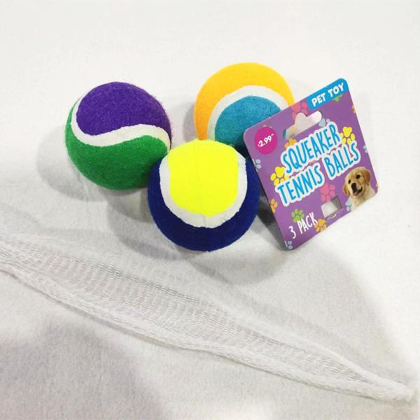 Squeaky Tennis Balls for Dogs - 4",2.5" or 2" Sizes Premium Strong Dog & Puppy Balls for Training, Play, Exercis