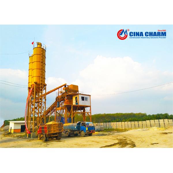 Infrastructure Projects Hzs 90 90m3/H Concrete Mixing Plant