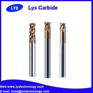 Wholesale 2 &amp; 3 &amp; 4 Flute TiAIN coat solid carbide End Mills for high hardened steels and high speed from china suppliers