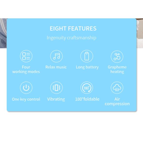 1200mAh Rechargeable Eye Massager
