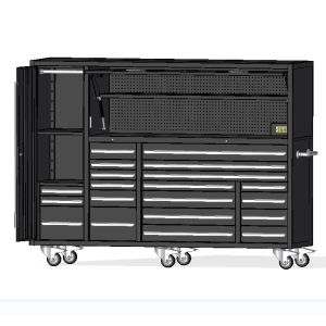 Wholesale Metal Tool Box Roller Cabinet for Workshop Workstation Silver 72&quot; Thickness 1.0-1.5mm from china suppliers