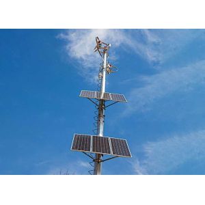 High Efficiency Solar Wind Hybrid System Monitoring Power Supply System