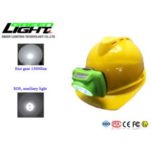 OLED Screen ABS 13000lux IP68 Rechargeable LED Headlamp