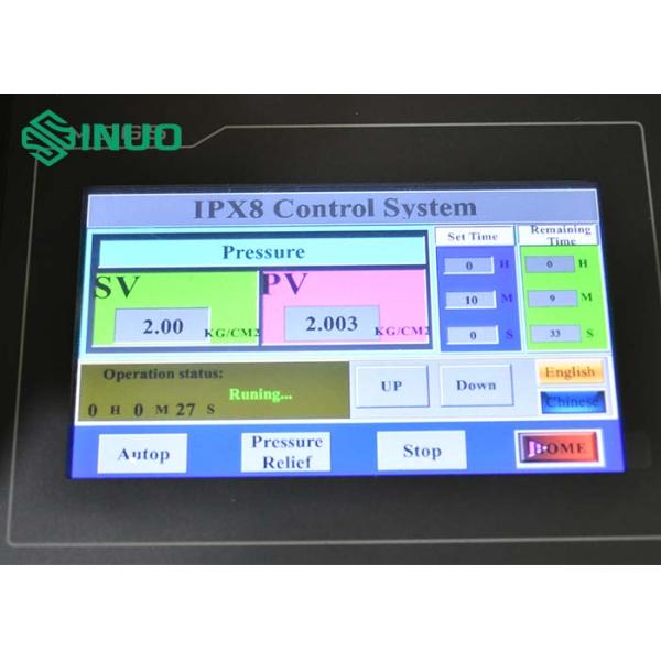 IEC 60529 IPX8 Continuous Immersion Test Chamber 350L High Pressure Water Tank