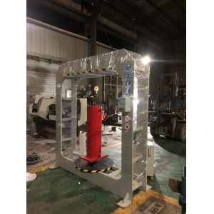 120Tons Forklift Tire Press Machine TP120 For Disassembling Solid Tires With Adjustable Press Frame