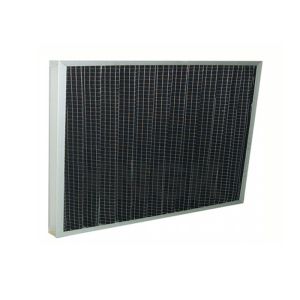 Wholesale Charcoal Pre Filter Pleated Aluminum Alloy Frame , Absorb Smoke Pre Carbon Filter from china suppliers