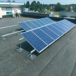 ISO9001 Galvanized SS304 Solar Panel Roof Mounting Systems