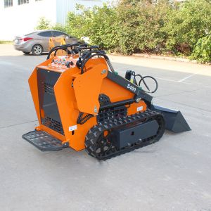 China Track Wheel CE/EPA/EURO 5 Mini Skid Steer Loader With Attachments