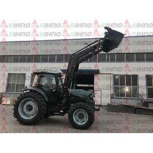 Tractor with Front End Loader for Loading Goods