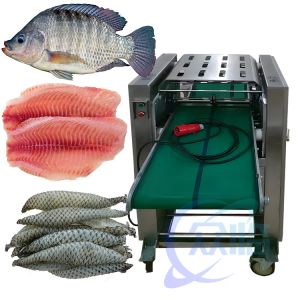 China 50Hz 3P Fish Skin Cleaning Machine Anti Corrosion 300-400KG/H on sale