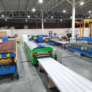 3phase Double Layer Roof Sheet Roll Forming Machine 5000kg