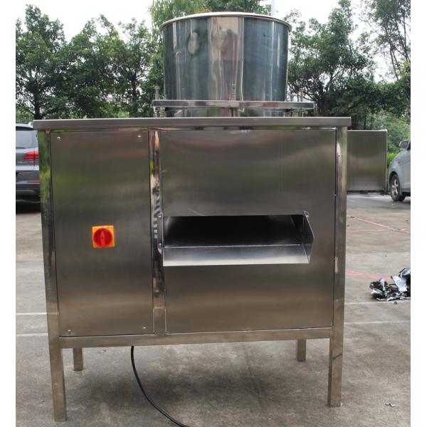 Silver Food Processing Machinery , 50kg/h Garlic Peeling Machine