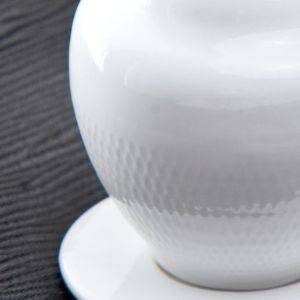 Ceramic Salt And Pepper Set With Saucer Tableware Accessories